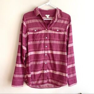 Jcrew striped button down shirt
